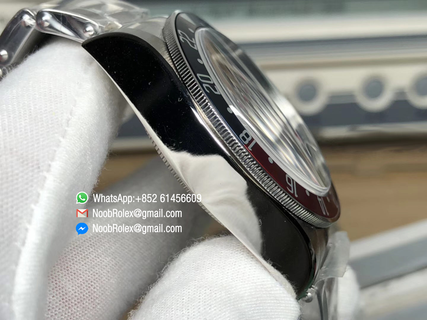 Heritage Black Bay 79830RB GMT Pepsi Blue & Red Bezel on Stainless Steel Bracelet A2836 Movement 2018 TWF Best Edition