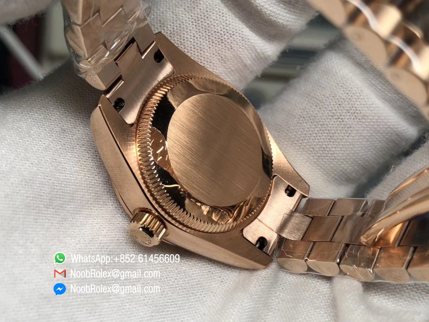 Lady-Datejust 28 Oyster Everose gold Case Chocolate and Roman Numerals Dial Diamonds Bezel Predident Bracelet 1:1 High Quality