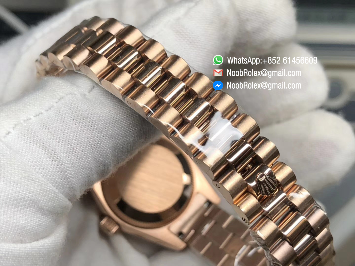 Lady-Datejust 28 Oyster Everose gold Case White Dial and Roman Numerals Hour Markets Diamonds Bezel Predident Bracelet 1:1 High Quality