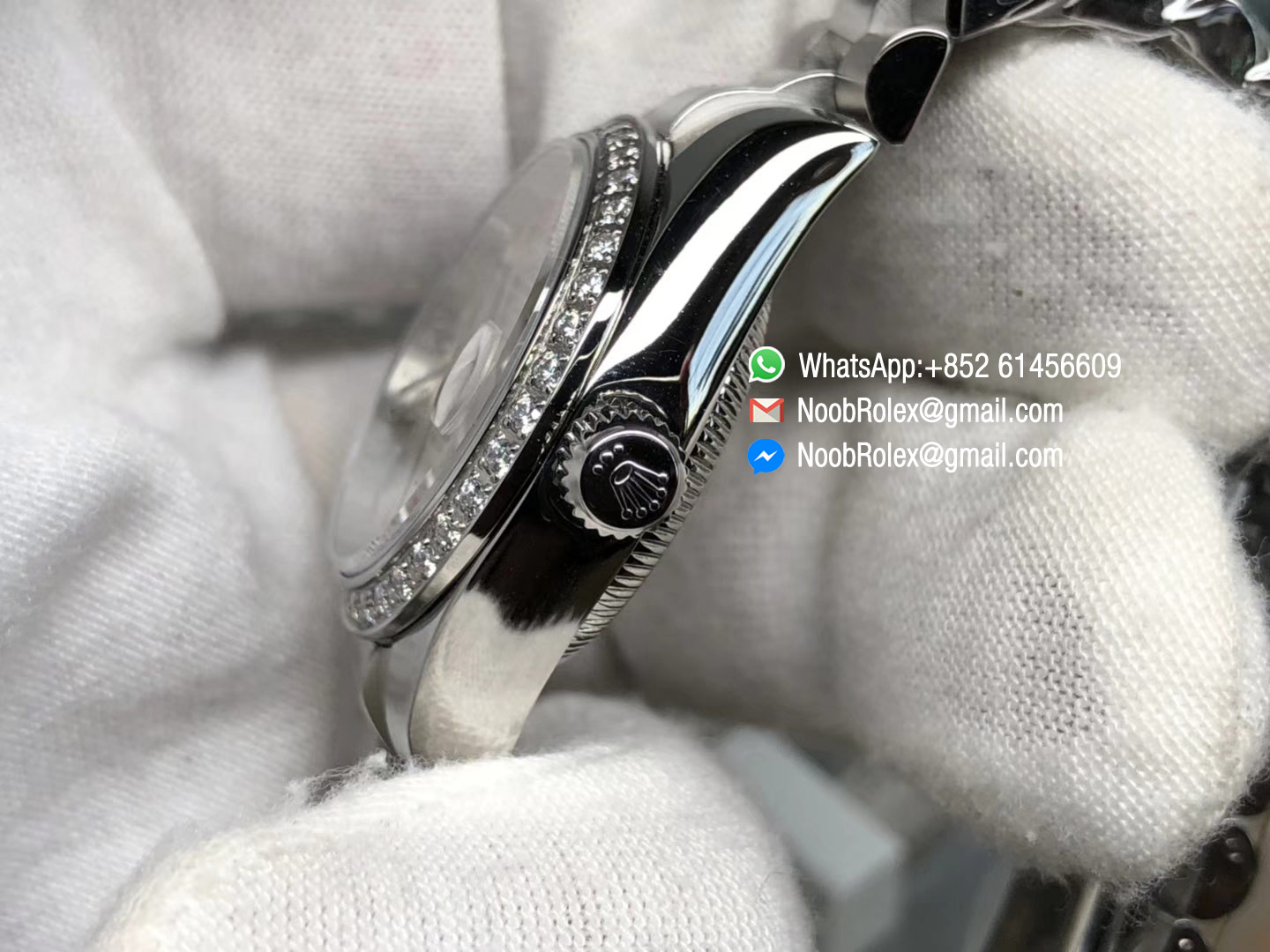 Lady-Datejust 28 Oyster Stainless Steel Case White Dial and Roman Numerals Hour Markets Diamonds Bezel Predident Bracelet 1:1 High Quality