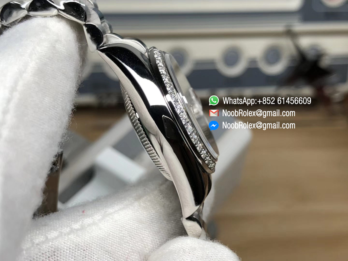 Lady-Datejust 28 Oyster Stainless Steel Case White Dial and Roman Numerals Hour Markets Diamonds Bezel Predident Bracelet 1:1 High Quality