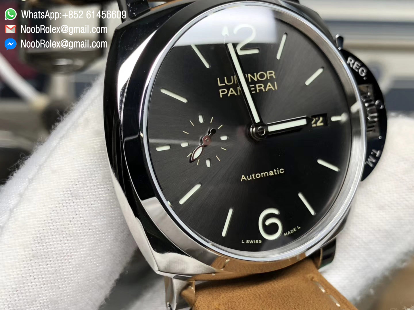 PAM00904 PAM904 Luminor Due VSF Best Edition Gray Dial on Brown Asso Strap Asian OP XXXIV Movement