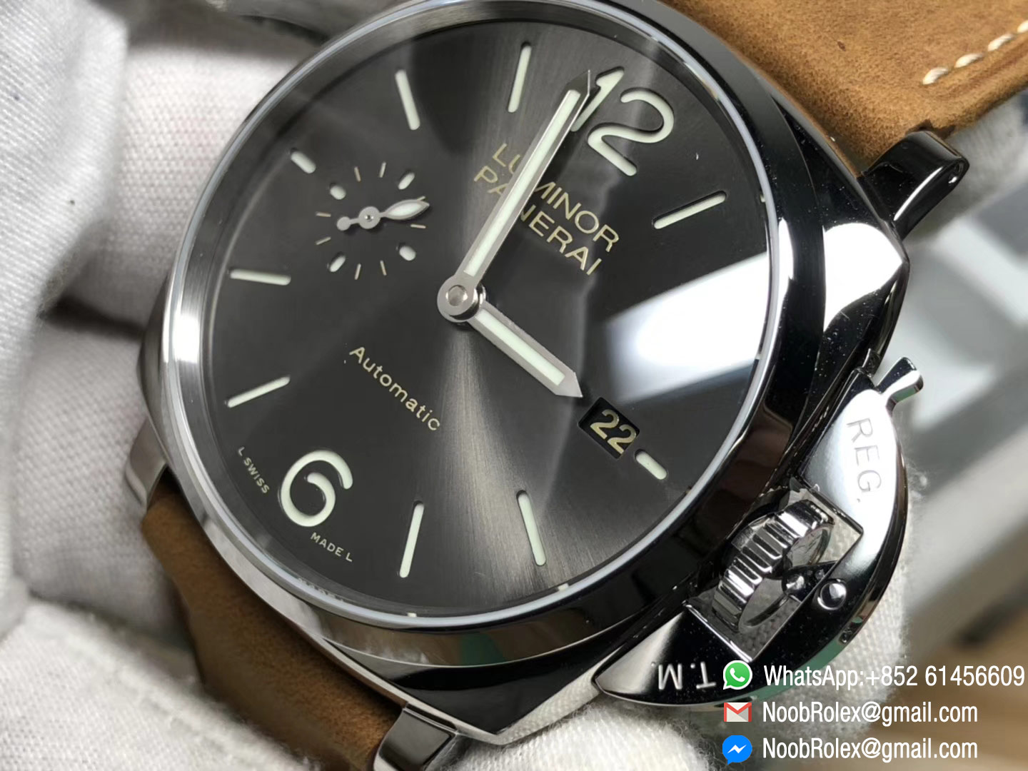 PAM00904 PAM904 Luminor Due VSF Best Edition Gray Dial on Brown Asso Strap Asian OP XXXIV Movement