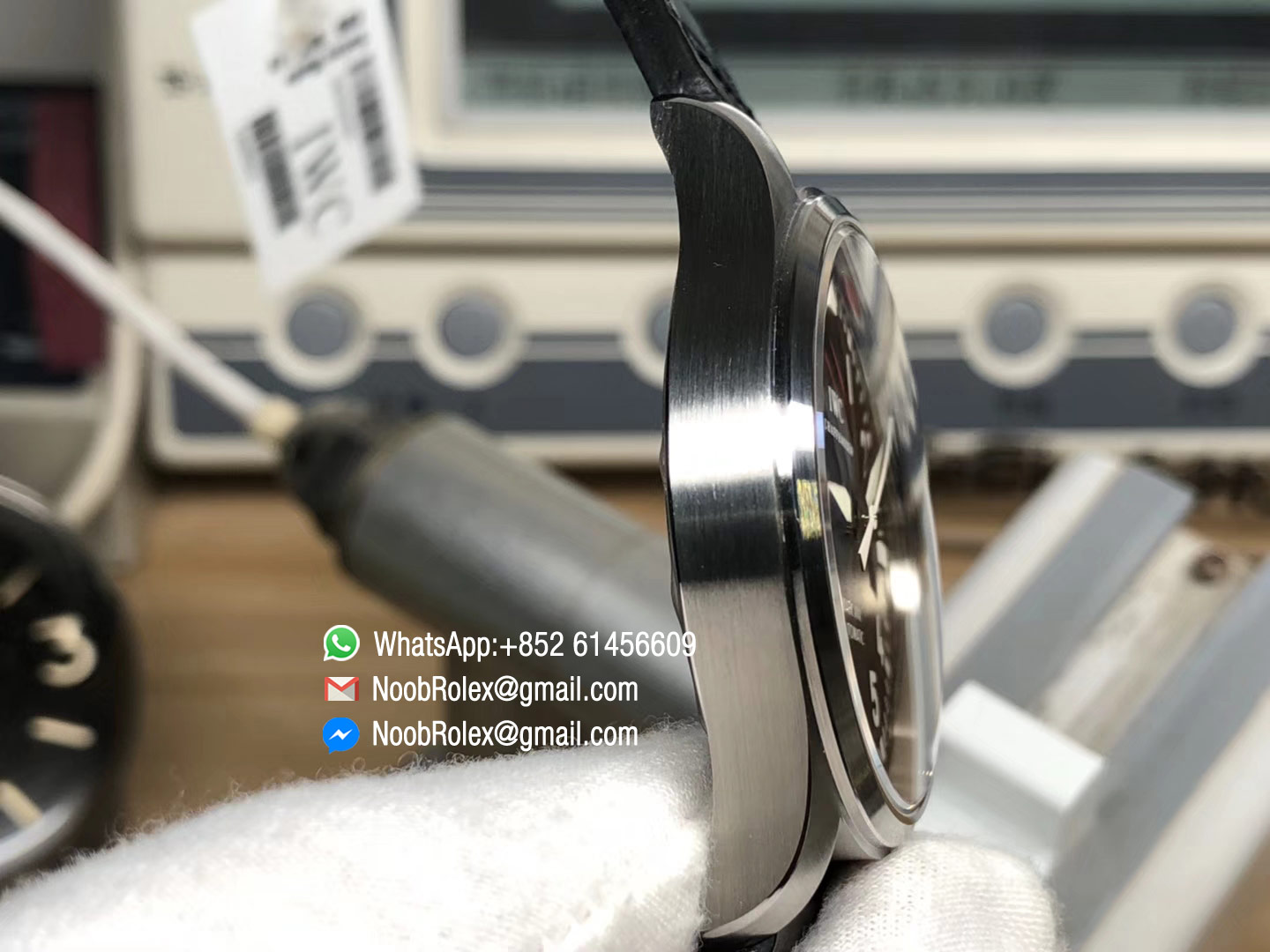 Pilot Mark XVII IW326501 MKS Factory 2018 1:1 Best Edition V2 Black Dial on Black Leather Strap Based on MIYOTA 9015 Movement