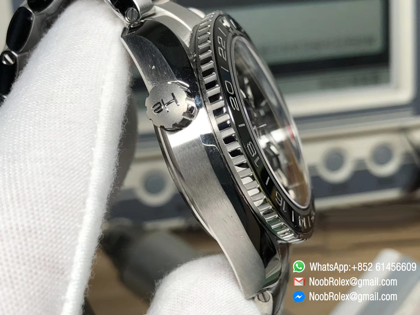 Seamaster Planet Ocean 600M Co-Axial GMT Watch VSF 2018 Best Edition Black Dial Silver Markers on Steel Bracelet A8605 Super Clone