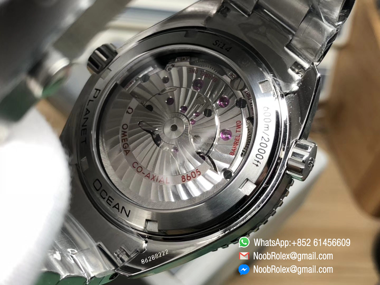 Seamaster Planet Ocean 600M Co-Axial GMT Watch VSF 2018 Best Edition Black Dial Silver Markers on Steel Bracelet A8605 Super Clone