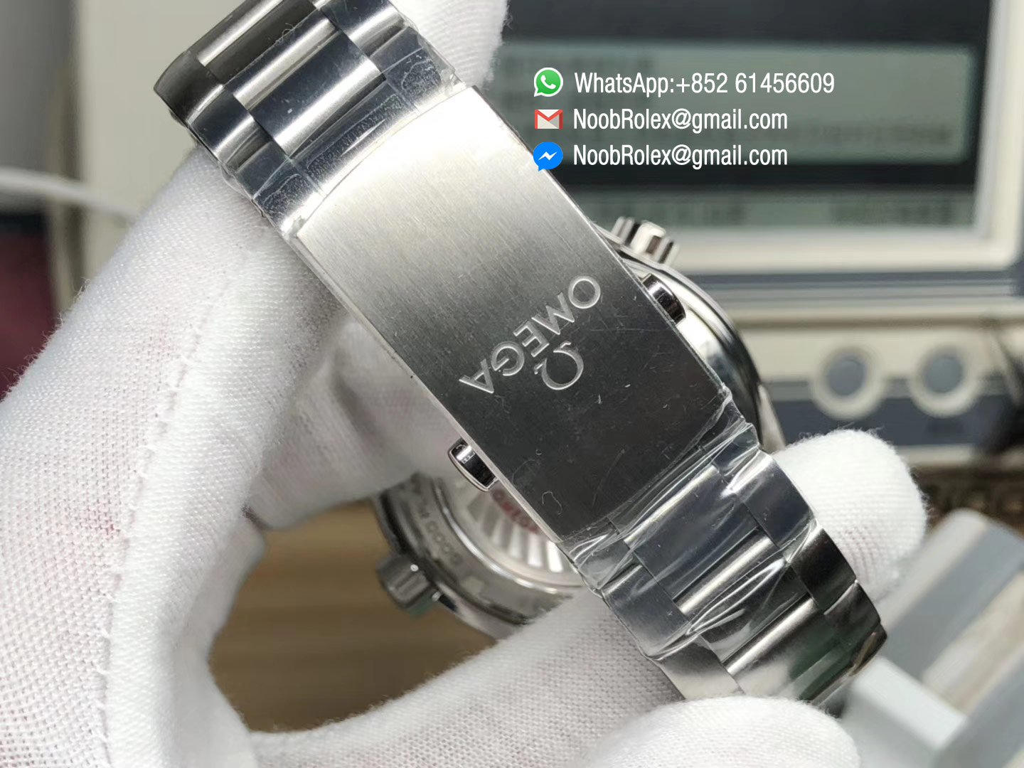 Seamaster Planet Ocean 600M Co-Axial GMT 43.5mm Blue Dial Blue Ceramic Bezel on Steel Bracelet A8605 Super Clone VSF 1:1 2018 Best Edition