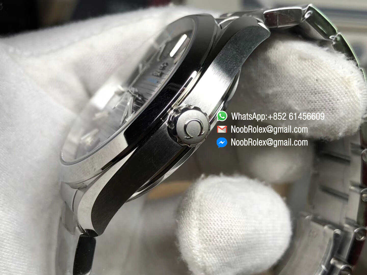 Aqua Terra 150M Co-AXIAL Master Chronometers Deep Blue Dial Silver Hand on Steel Bracelet A8900 Movement VSF 1:1 Top Clone Quality