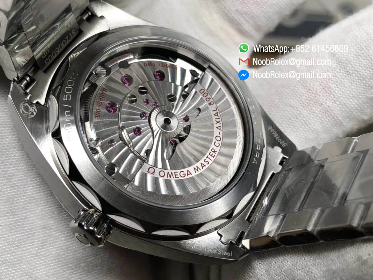 Aqua Terra 150M Co-AXIAL Master Chronometers Deep Blue Dial Silver Hand on Steel Bracelet A8900 Movement VSF 1:1 Top Clone Quality