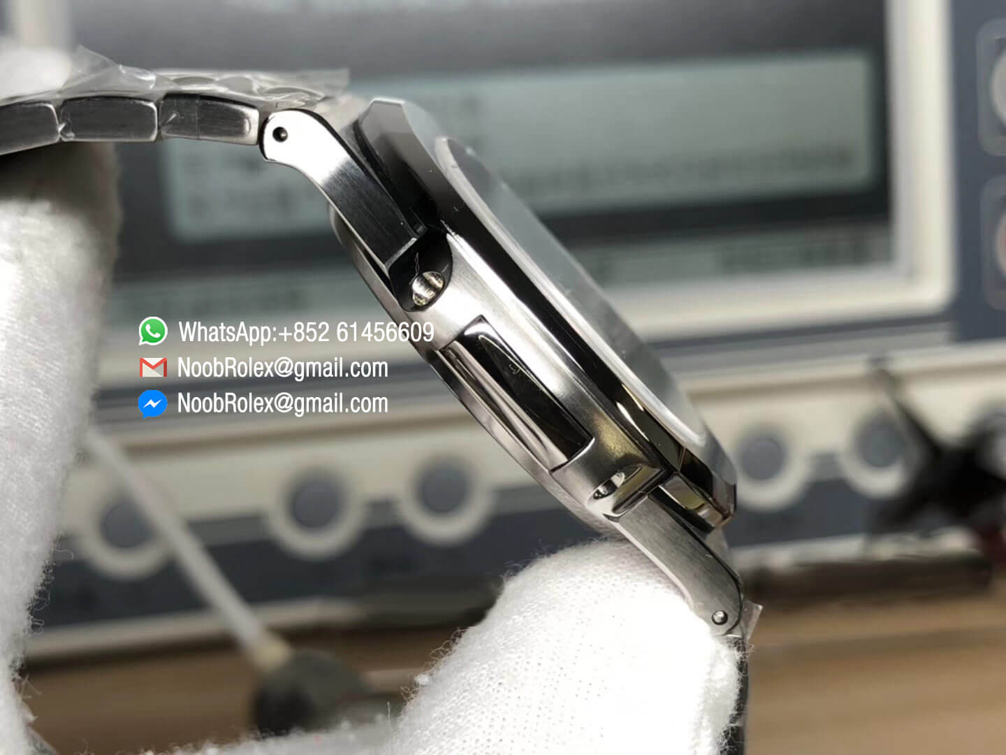 Nautilus Jumbo 5711 Stainless Steel Case & Bracelet Blue Dial on A324 Clone 2018 MKS Best Edition V5