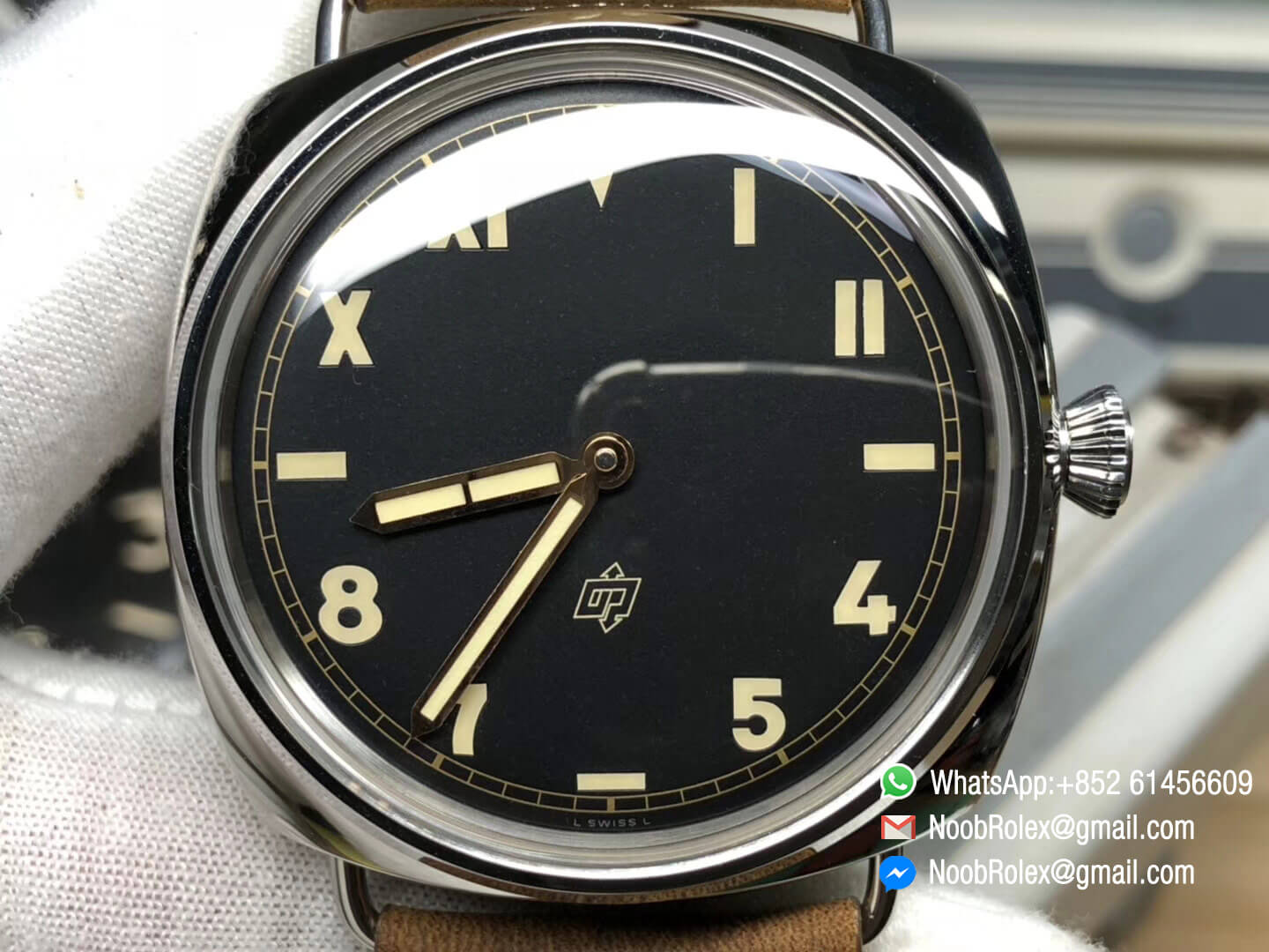 Radiomir PAM00424 PAM00424 California Dial on Brown Asso Strap P.3000 Super Clone Movement ZF 1:1 Super Clone Quality