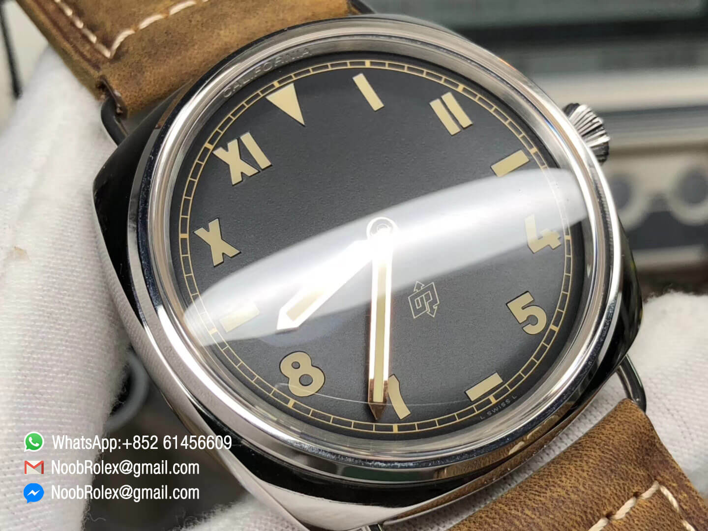 Radiomir PAM00424 PAM00424 California Dial on Brown Asso Strap P.3000 Super Clone Movement ZF 1:1 Super Clone Quality