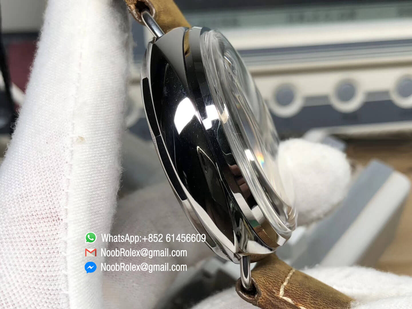 Radiomir PAM00424 PAM00424 California Dial on Brown Asso Strap P.3000 Super Clone Movement ZF 1:1 Super Clone Quality