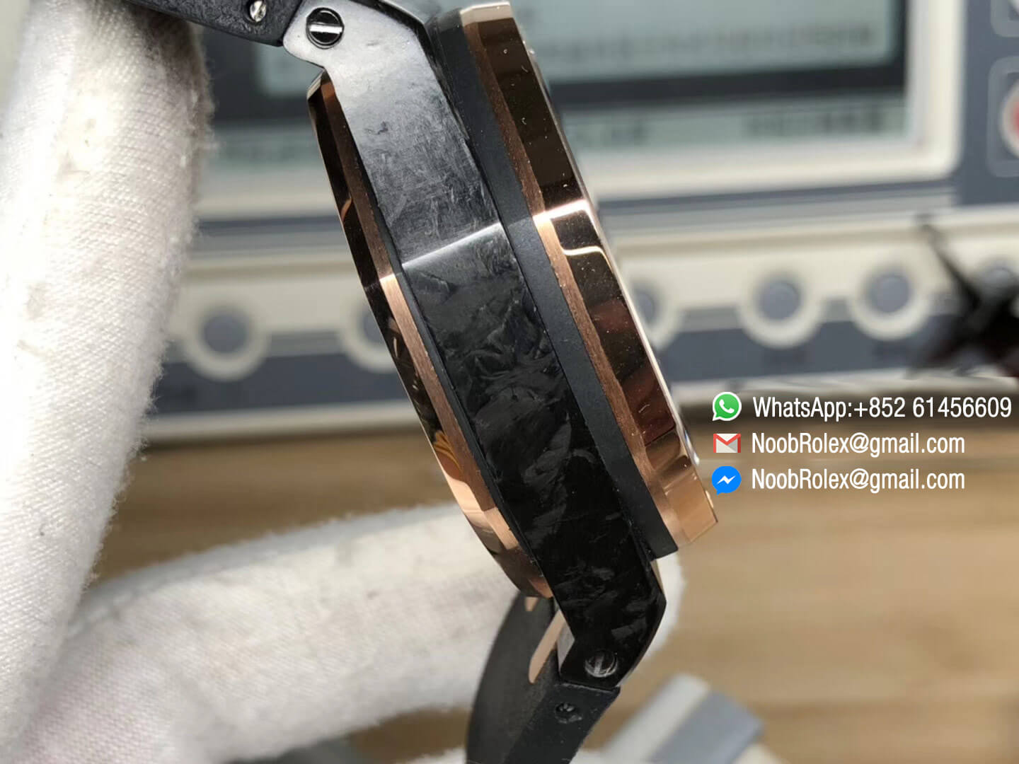 Royal Oak Offshore 44mm 26406FR.OO.A002CA.01 Forged Carbon QEII CUP 2016 Black Dial on Black Rubber Strap A3126 Noob 1:1 Best Edition V2