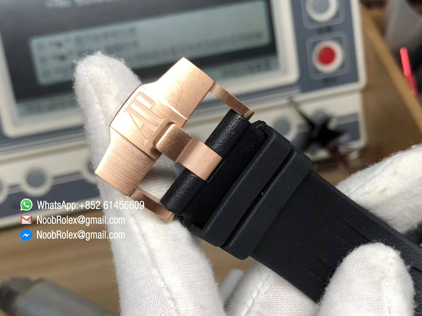 Royal Oak Offshore 44mm 26406FR.OO.A002CA.01 Forged Carbon QEII CUP 2016 Black Dial on Black Rubber Strap A3126 Noob 1:1 Best Edition V2