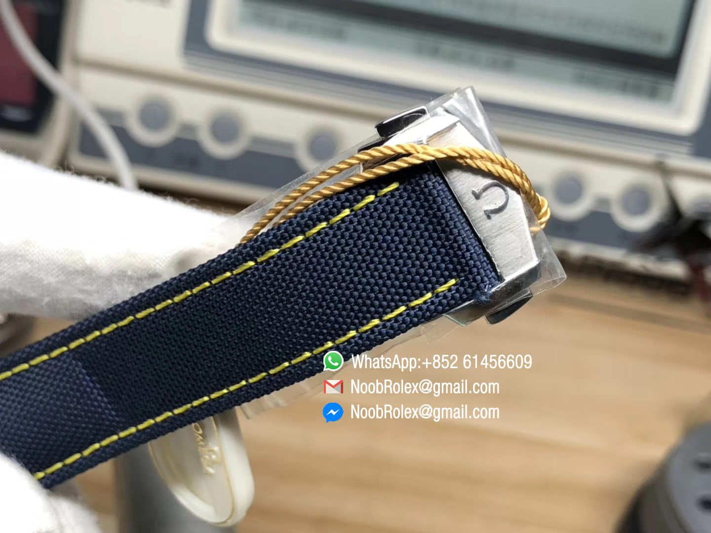 Seamaster Master Co-Axial Chronometer 15' 007 GAUSS James Bond Limited Edition Blue Dial A8500 Movement Blue Nylon strap V6F