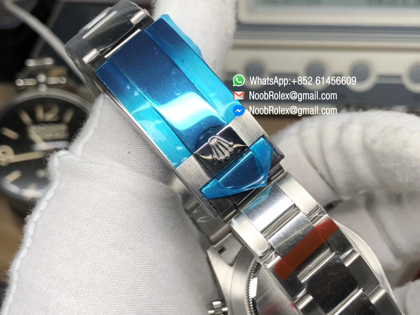 Rolex Daytona Cosmograph 116599RBOW Stainless Steel Case & Bracelet BLF Best Edition Rainbow Diamond Bezel A4130 Movement