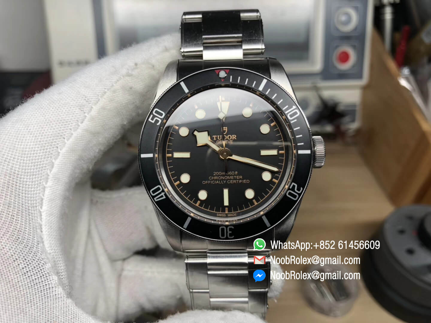 Heritage 2016 Black Bay Shield Black Dial ZF 1:1 Top Clone Level Edition Best Quality on Stainless Steel Case & Bracelet A2824