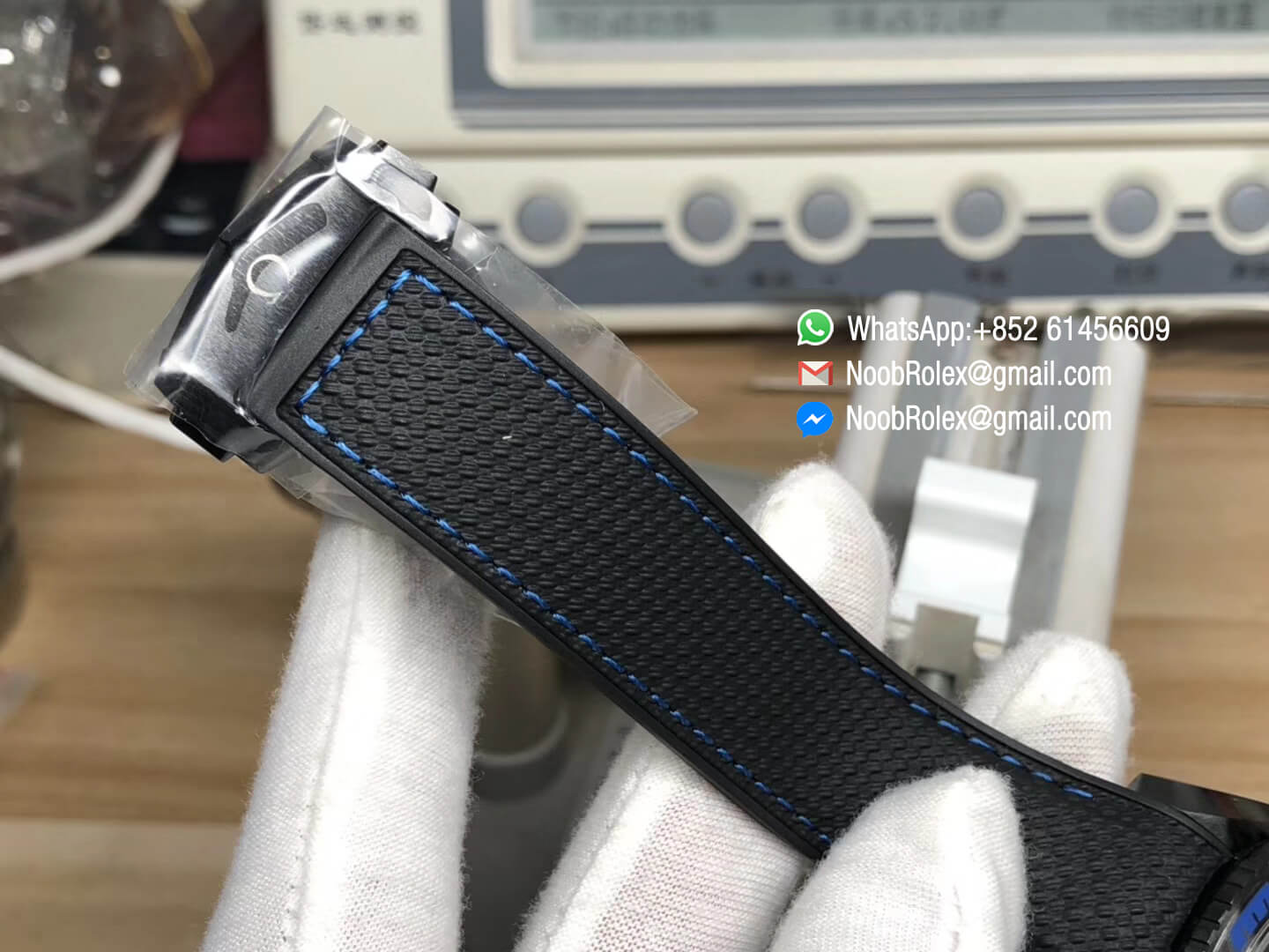 Planet Ocean 45.5mm Deep Black blue Real Ceramic Case Black Nylon Strap Super Clone Movement A8906 2018 VSF Best Edition