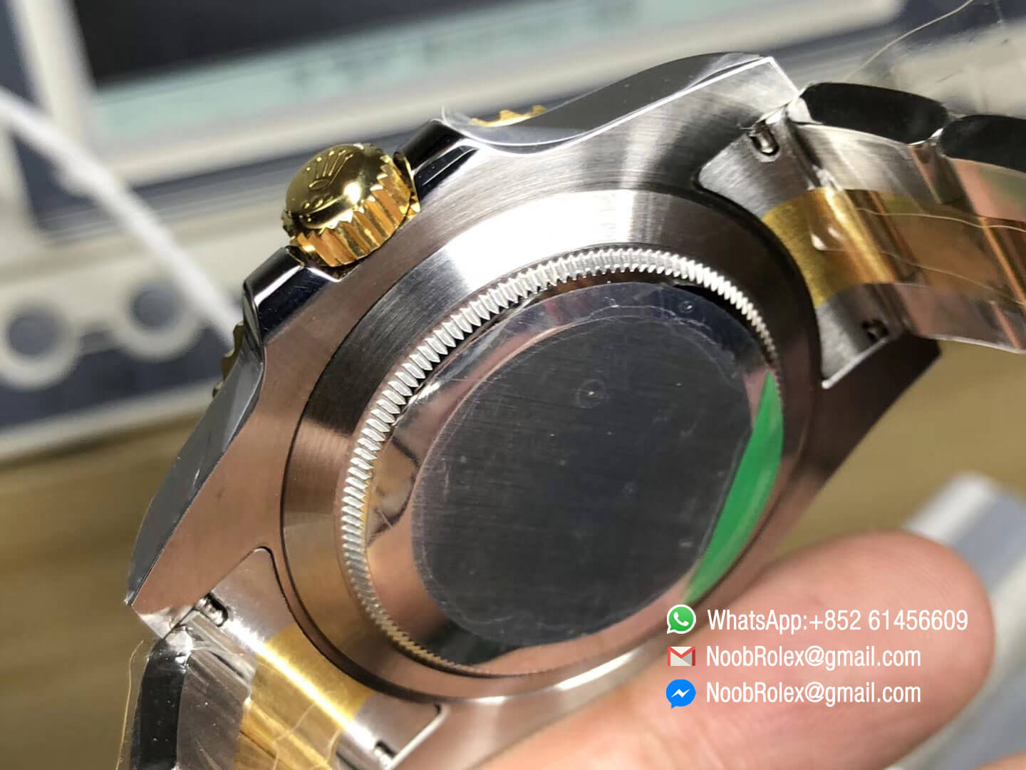 Submariner 116613LB JF 1:1 Top Quality Edition Blue Dial on Stainless Steel & Yello Gold Two Tone Bracelet A2824