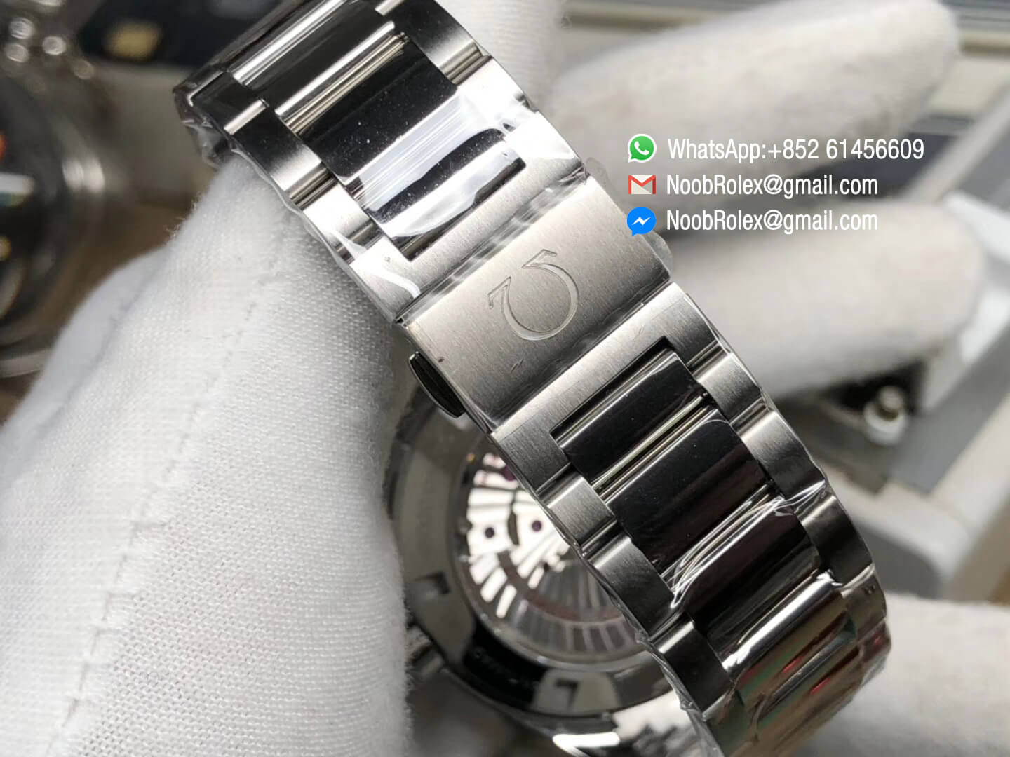 Aqua Terra 150M Stainless Steel Case & Bracelet Blue Wave Textured Dial Yollow Gold Hand A8500 VSF Super Clone 1:1 Watch