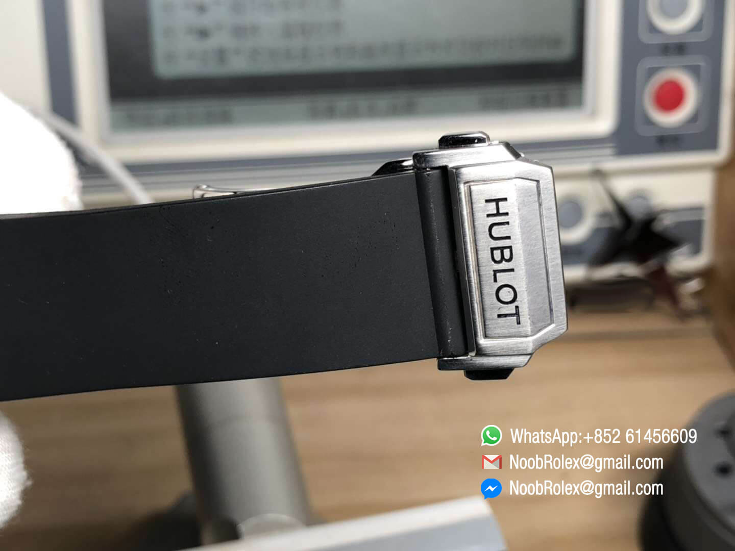 Big Bang Skeleton Tourbillon Full Diamonds in set on Stainless Steel Case Diamonds Bezel on Black Rubber Strap