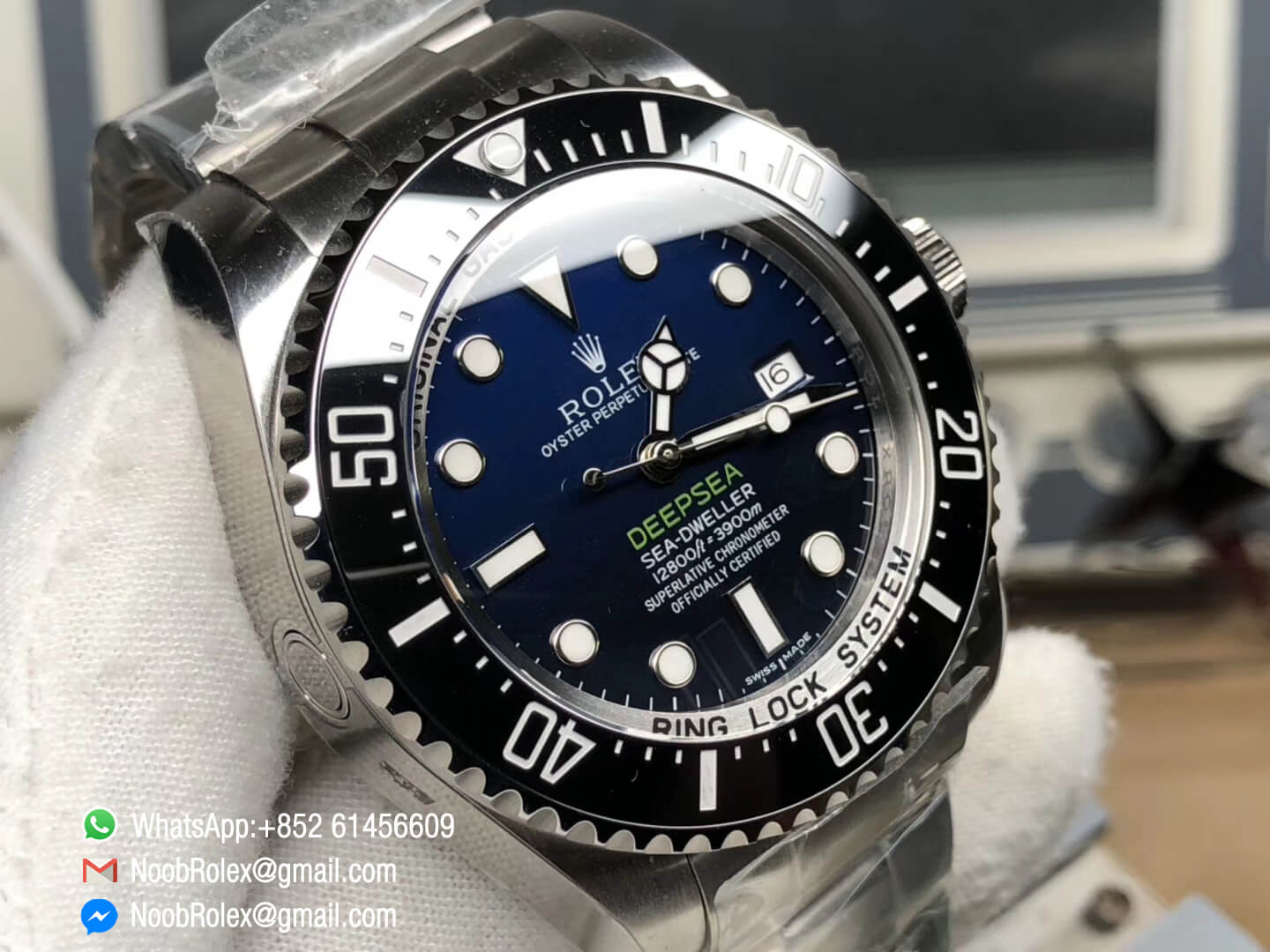 DEEPSEA SEA-DWELLER 116660 D-Blue Edition Black & Blue Dial on Stainless Steel Bracelet A2836 VRF Version