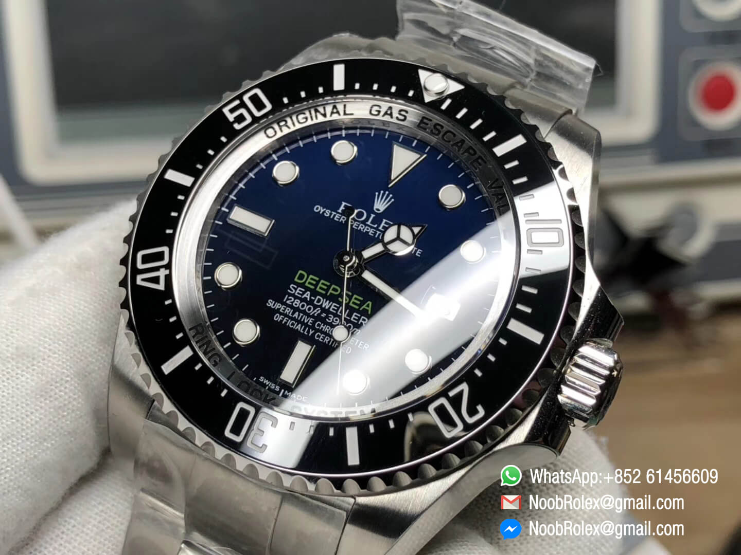 DEEPSEA SEA-DWELLER 116660 D-Blue Edition Black & Blue Dial on Stainless Steel Bracelet A2836 VRF Version