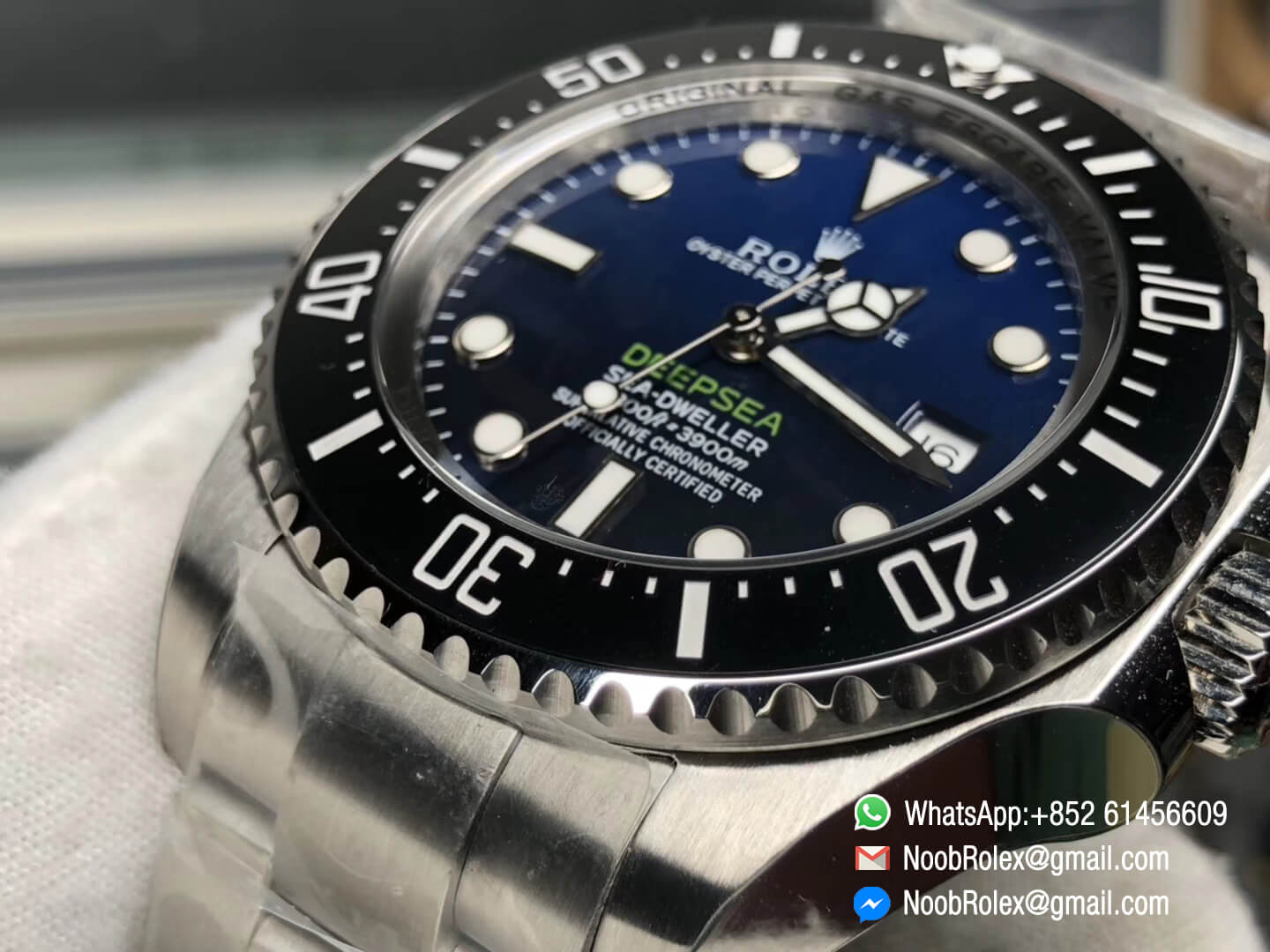 DEEPSEA SEA-DWELLER 116660 D-Blue Edition Black & Blue Dial on Stainless Steel Bracelet A2836 VRF Version