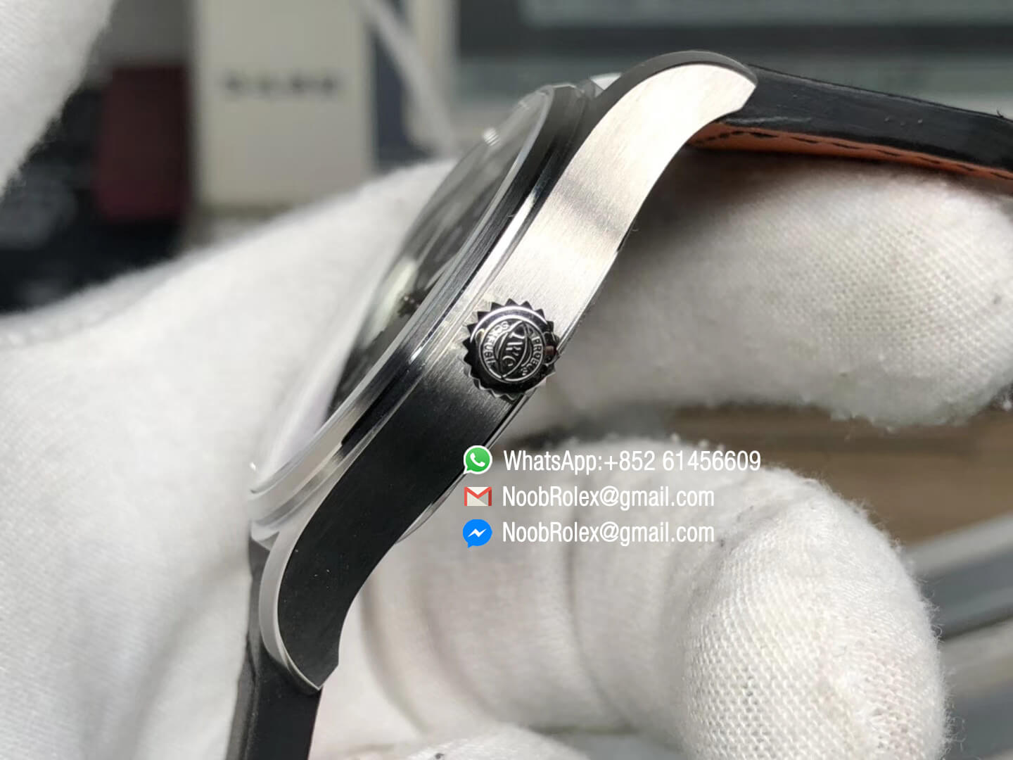 Pilot Watch Mark XVIII IW327001 Black Dial on Black Leather Strap MIYOTA 9015 MKS Factory Best Edition V2