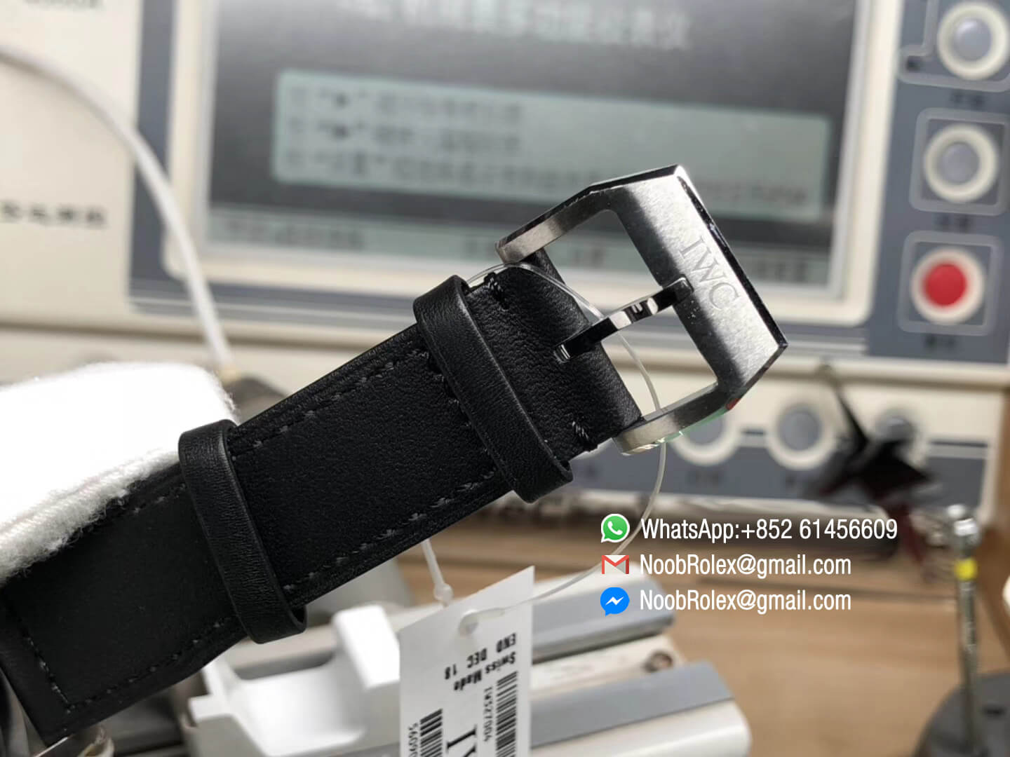 Pilot Watch Mark XVIII IW327001 Black Dial on Black Leather Strap MIYOTA 9015 MKS Factory Best Edition V2