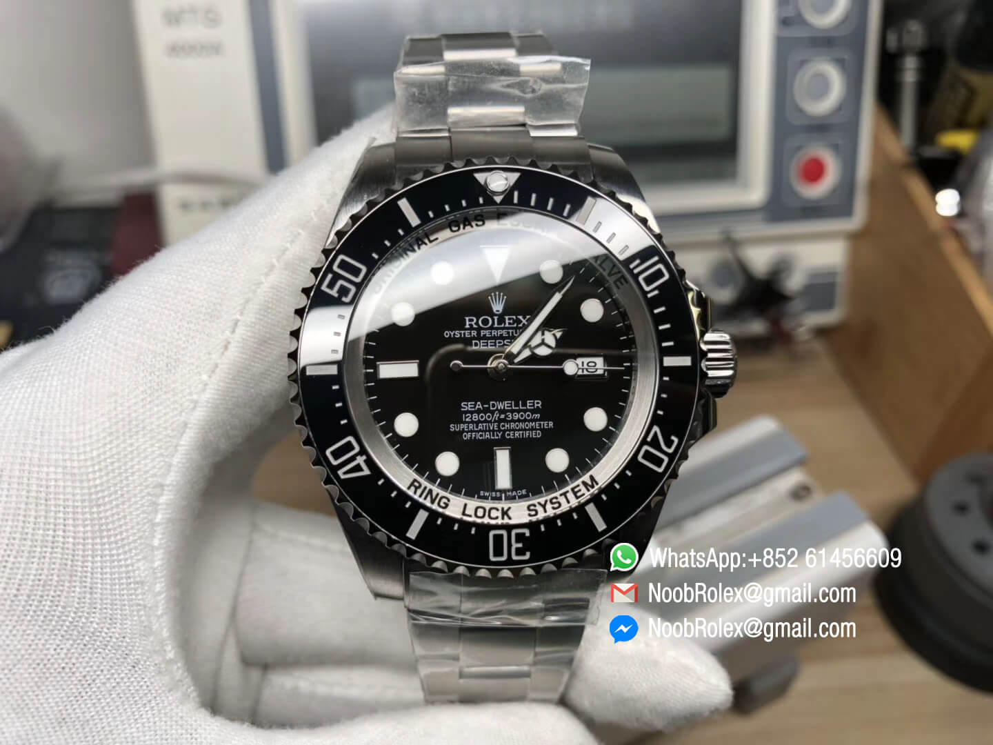 SEA-DWELLER 116660 VR Factory Edition Black Dial on Stainless Steel Bracelet A2836 Movement