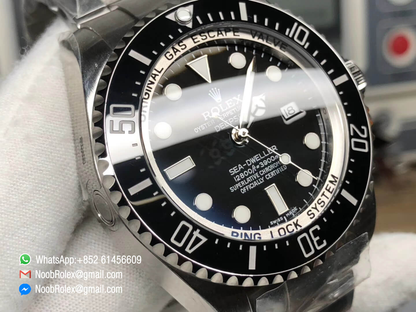 SEA-DWELLER 116660 VR Factory Edition Black Dial on Stainless Steel Bracelet A2836 Movement