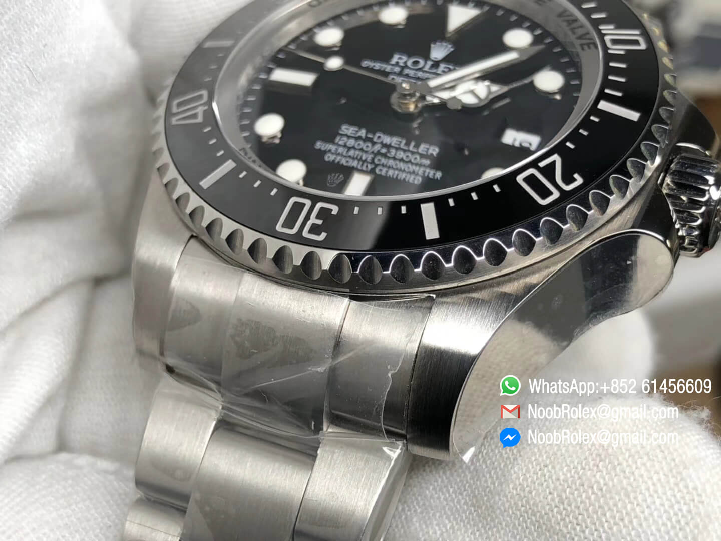 SEA-DWELLER 116660 VR Factory Edition Black Dial on Stainless Steel Bracelet A2836 Movement