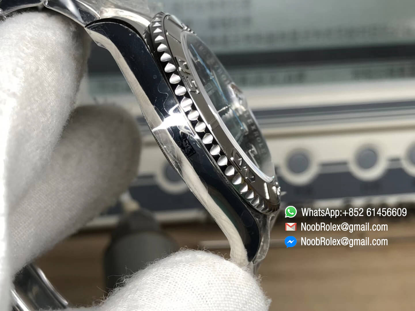 Yacht-Master 116622 Noob Best Edition 2016 Baselworld Gray Dial Blue Second Hand on Stainless Steel Bracelet SA3135 Movement