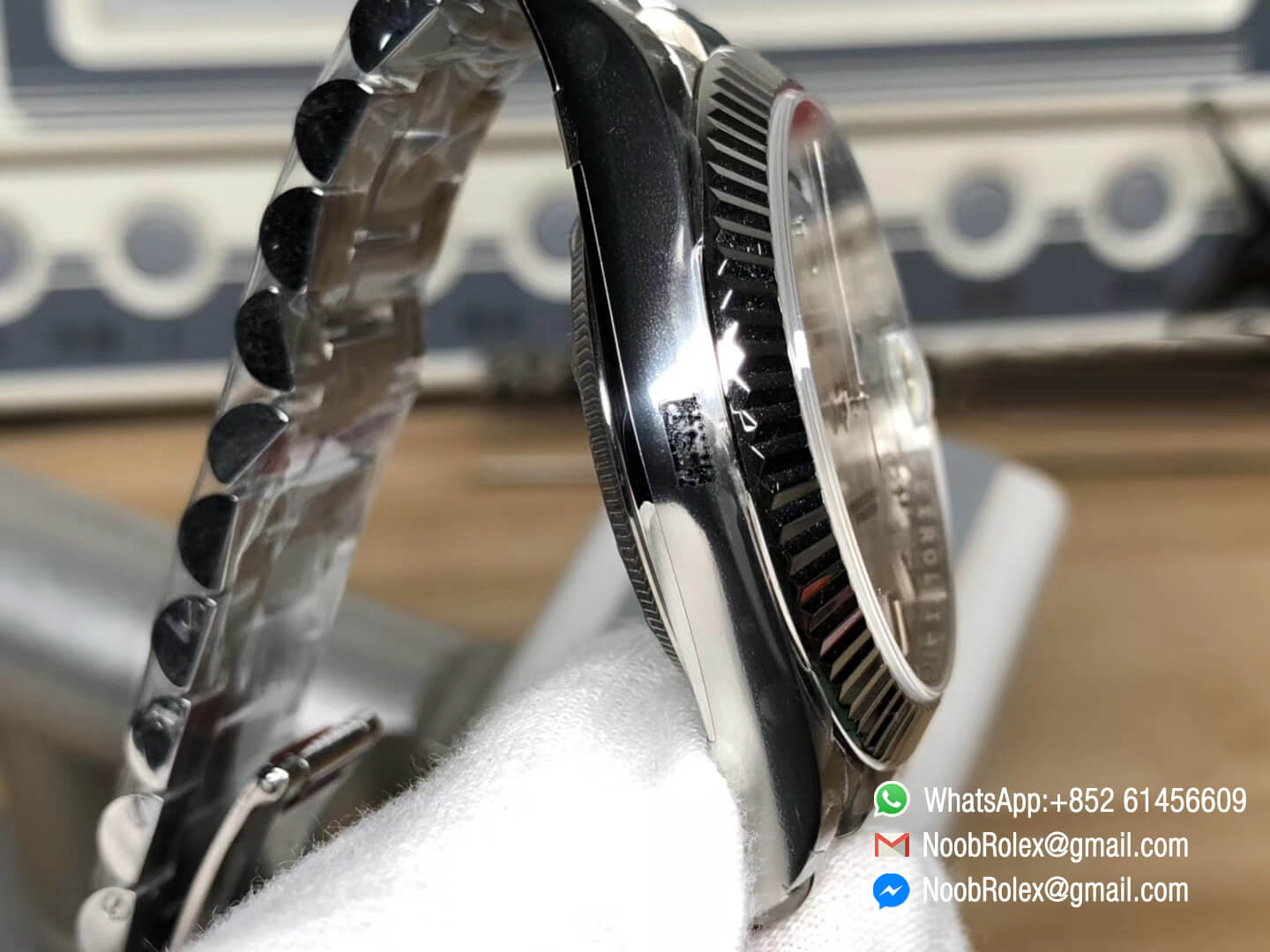 Day-Date 40 228239 316L Stainless Steel Case Silver Dial Roman Markers on President Bracelet A3255 Movement Noob Best Edition