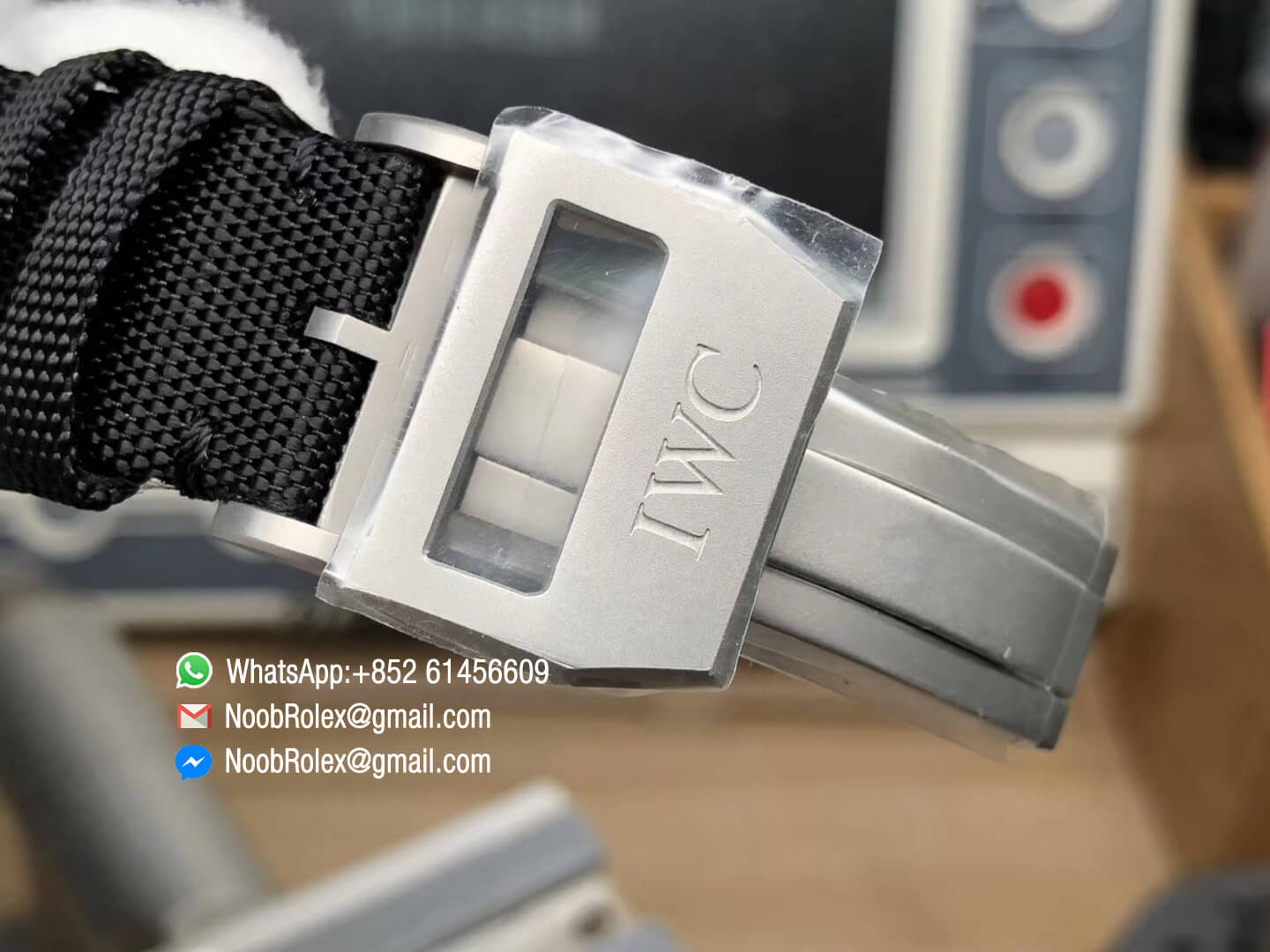 IWC Pilot Chronograph Watch IW388001 Real Ceramic Case on Black Nylon Strap A7750 ZF Best Fake Wristwatch