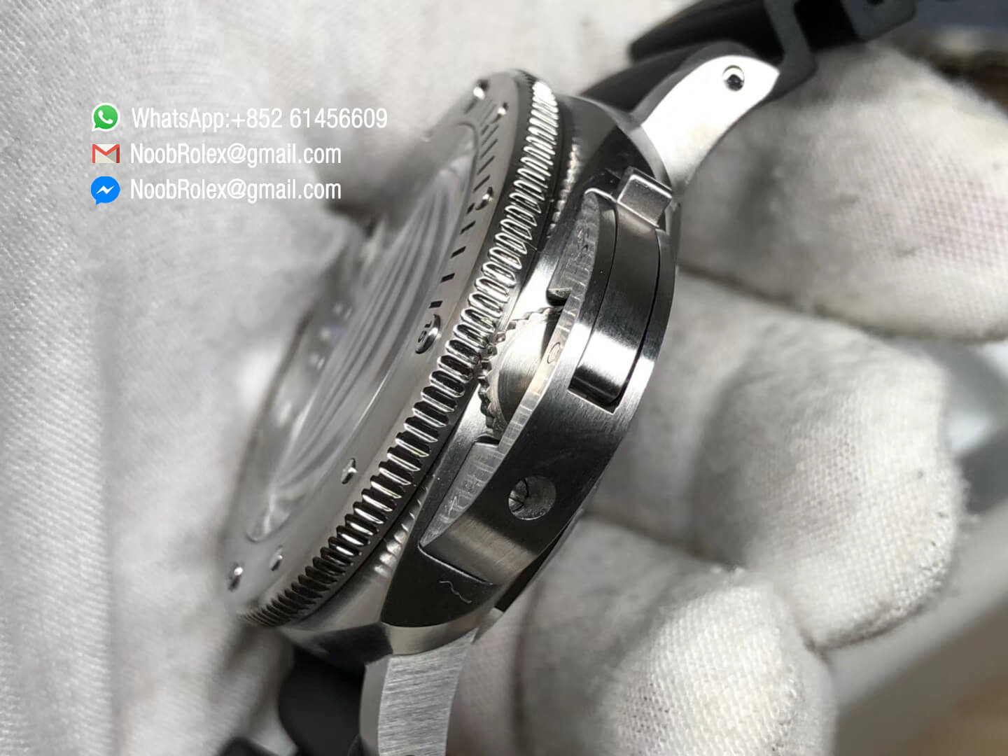 PAM682 PAM00682 Luminor Submersible on Black Rubber Strap Clone P9010 Movement XF Best Edition V2