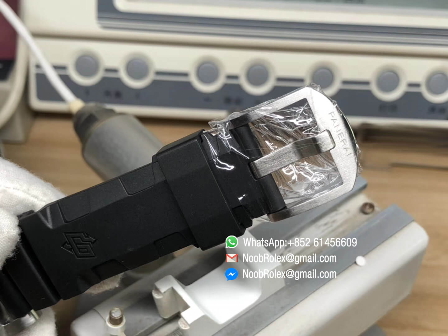 PAM682 PAM00682 Luminor Submersible on Black Rubber Strap Clone P9010 Movement XF Best Edition V2