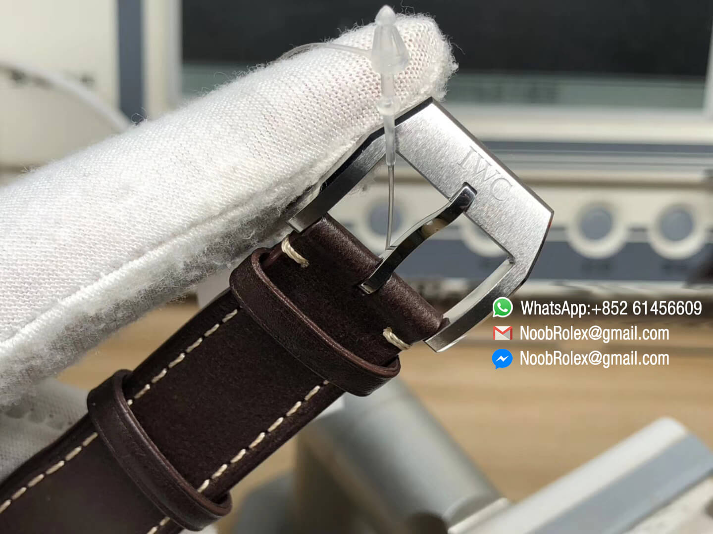 IWC Pilot Watch Mark XVIII IW327010 Le Petit Prince Blue Dial on Brown Leather Strap MIYOTA 9015 MKS Factory V2