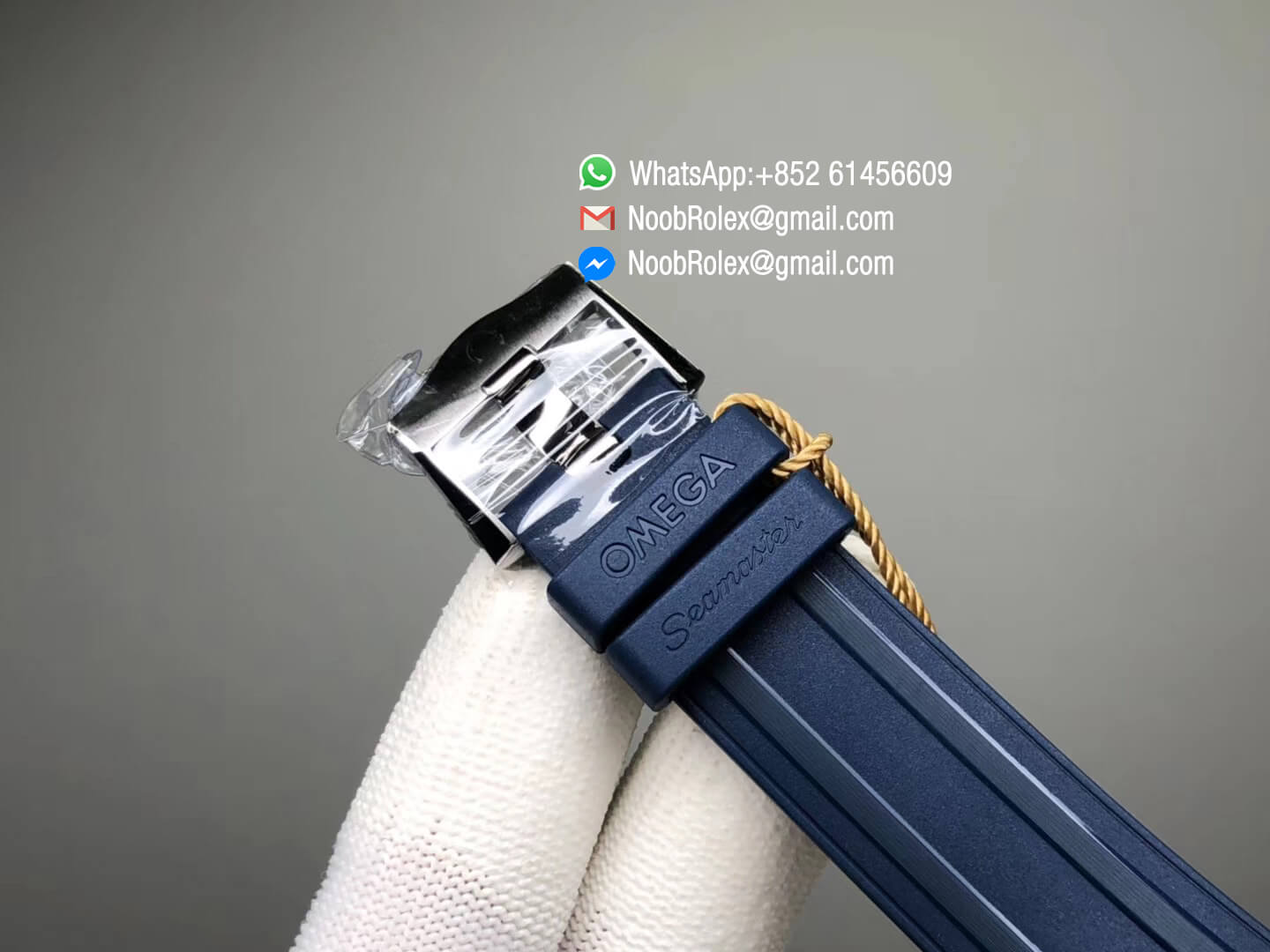 2018 Seamaster Diver 300M Blue Ceramic Bezel Blue Dial on Blue Rubber Strap A8800 Black Balance Wheel VSF 1:1 Best Edition V2