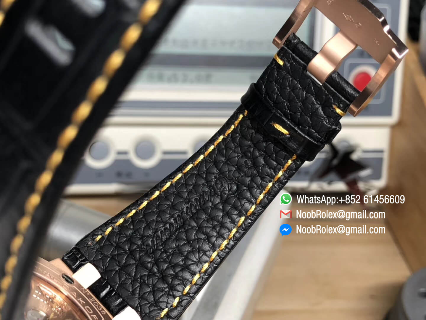 AP Royal Oak Offshore 26470OR.OO.A002CR.01 2014 Gold Theme Rose Gold Case on Black Leather Strap A3126 Movement 2018 JF 1:1 Best Version V2