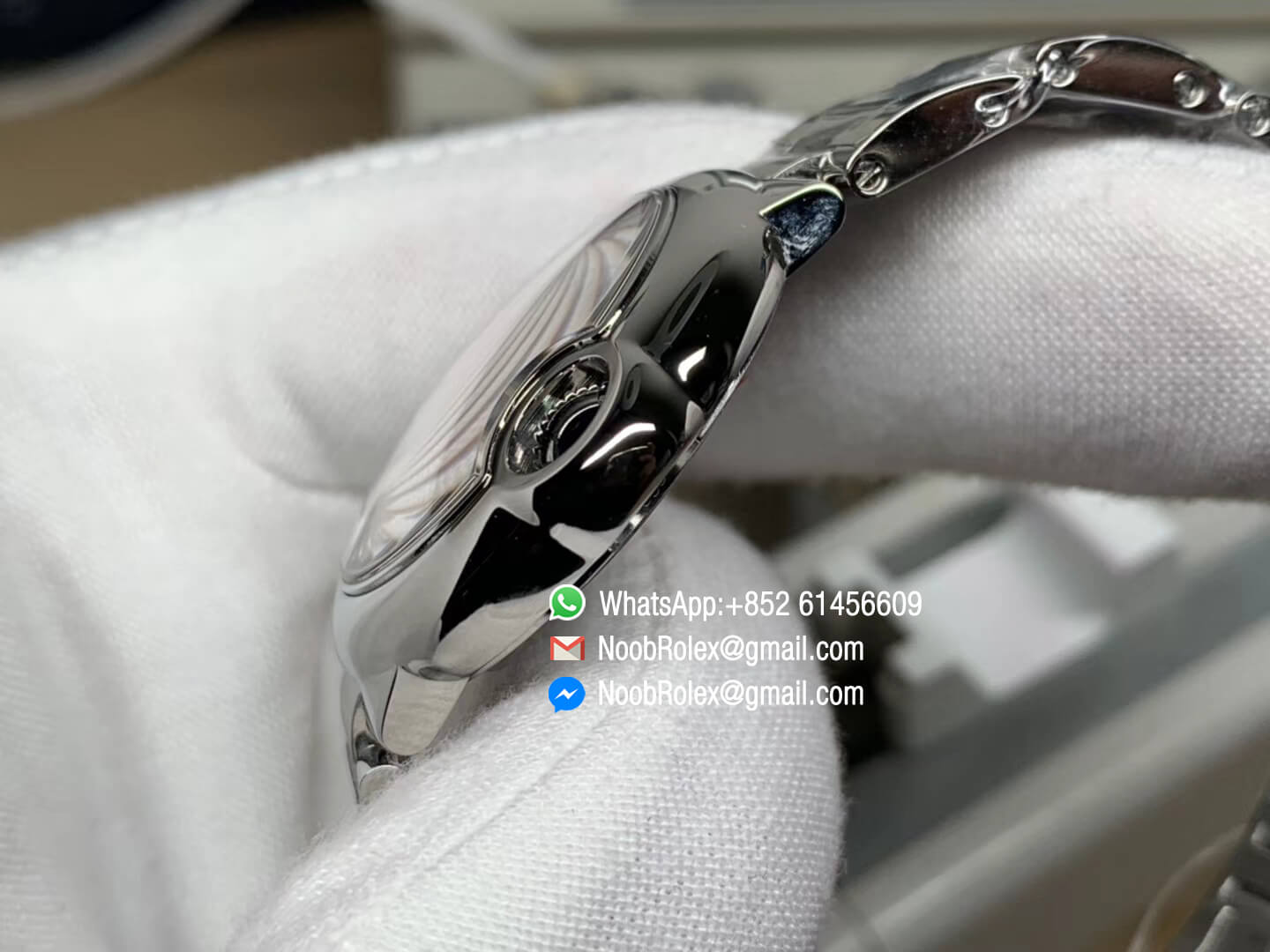 Cartier Ballon Bleu Lady W6920100 33mm Stainless Steel Case & Bracelet AF 1:1 Best Edition Pink Textured Dial with Swiss ETA 2671 Automatic movement