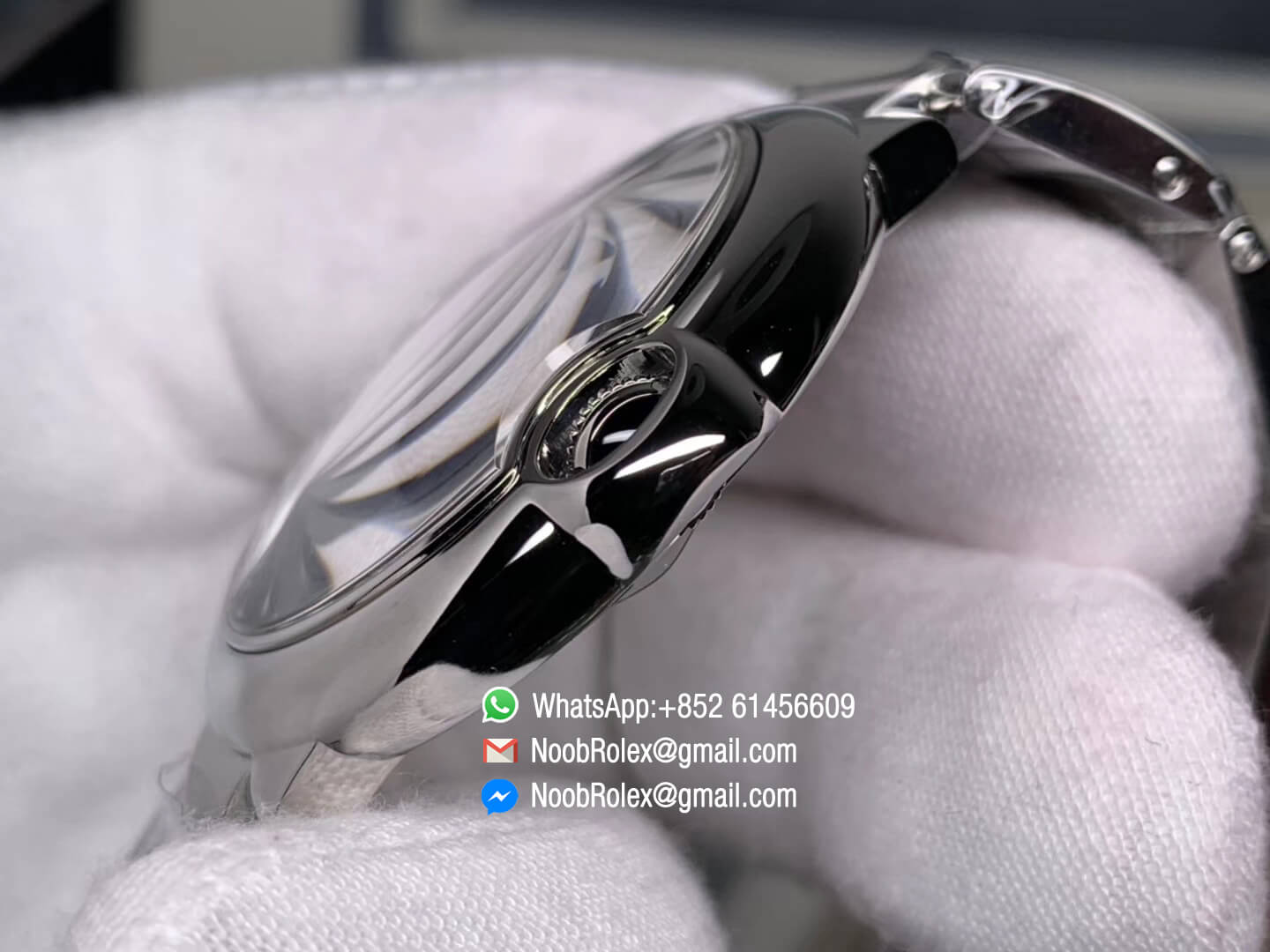 Ballon Bleu De Cartier WSBB0025 42mm Stainless Steel Case & Bracelet Blue Textured Dial Miyota 9015 1:1 Top Fake Quality