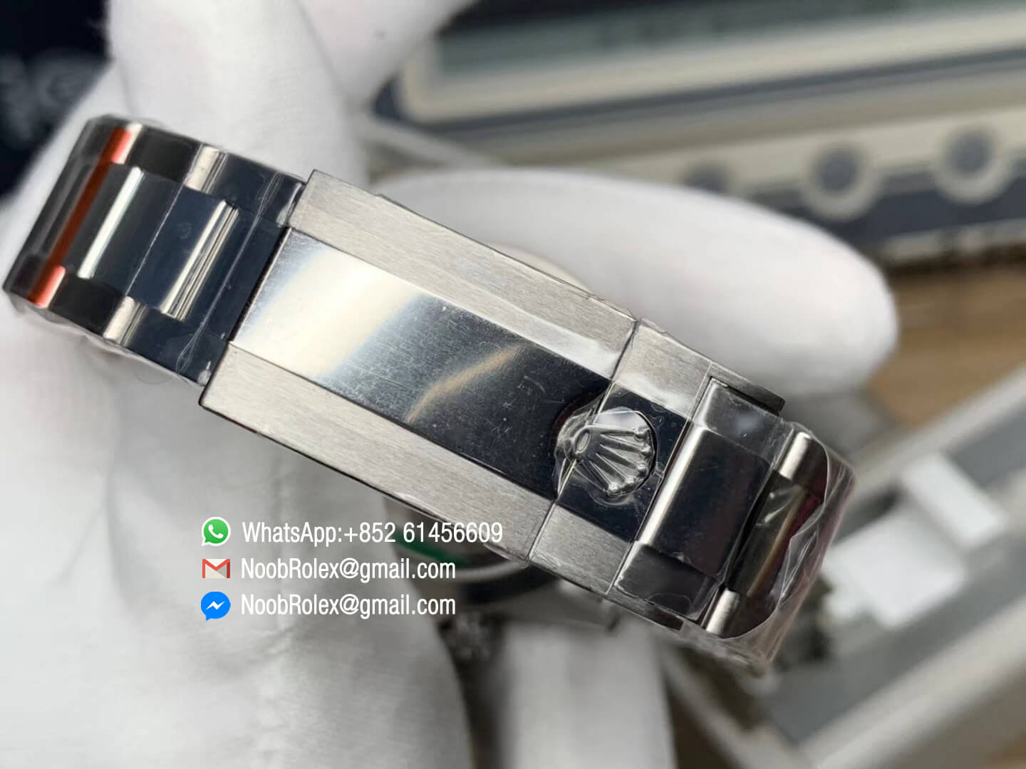 Rolex Daytona Panda 116500 Noob Factory Best Edition V2 904L Stainless Steel Case and Bracelet White Dial Black Bezel SA4130 Movement Full Chrono Function