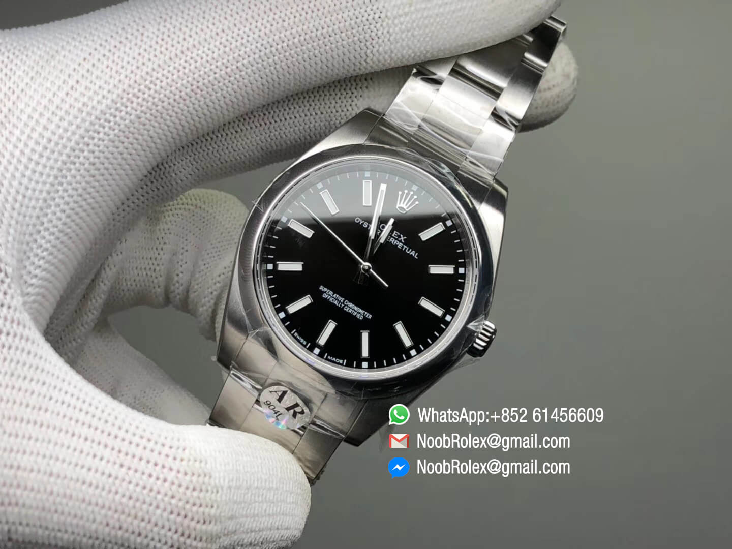 Oyster Perpetual 39mm 114300 904L Stainless Steel Case Polished Bezel and Bracelet Black Dial SH3132 ARF Best Quality