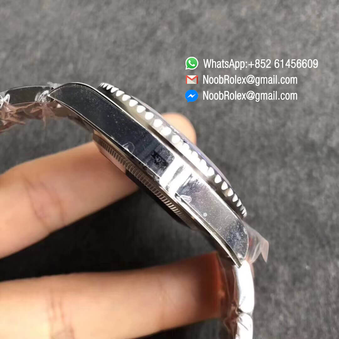 Rolex-GMT-Master-II-116710BLNR-Noob-Factory-V9-Black-&-Blue-Ceramic-Bezel-904L-Stainless-Steel-Case-Blue-GMT-Hander-A3186-Correct-Hand-Stack