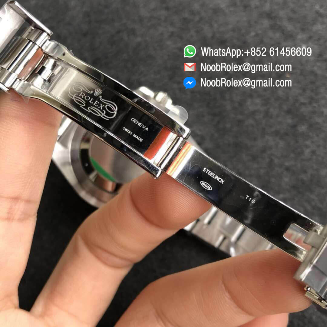 Rolex GMT-Master II 116710LN Noob Factory V9 904L Stainless Steel Case Black Ceramic Bezel Black Dial Green GMT Hander 1:1 Top Clone Quality A3186 Correct Hand Stack