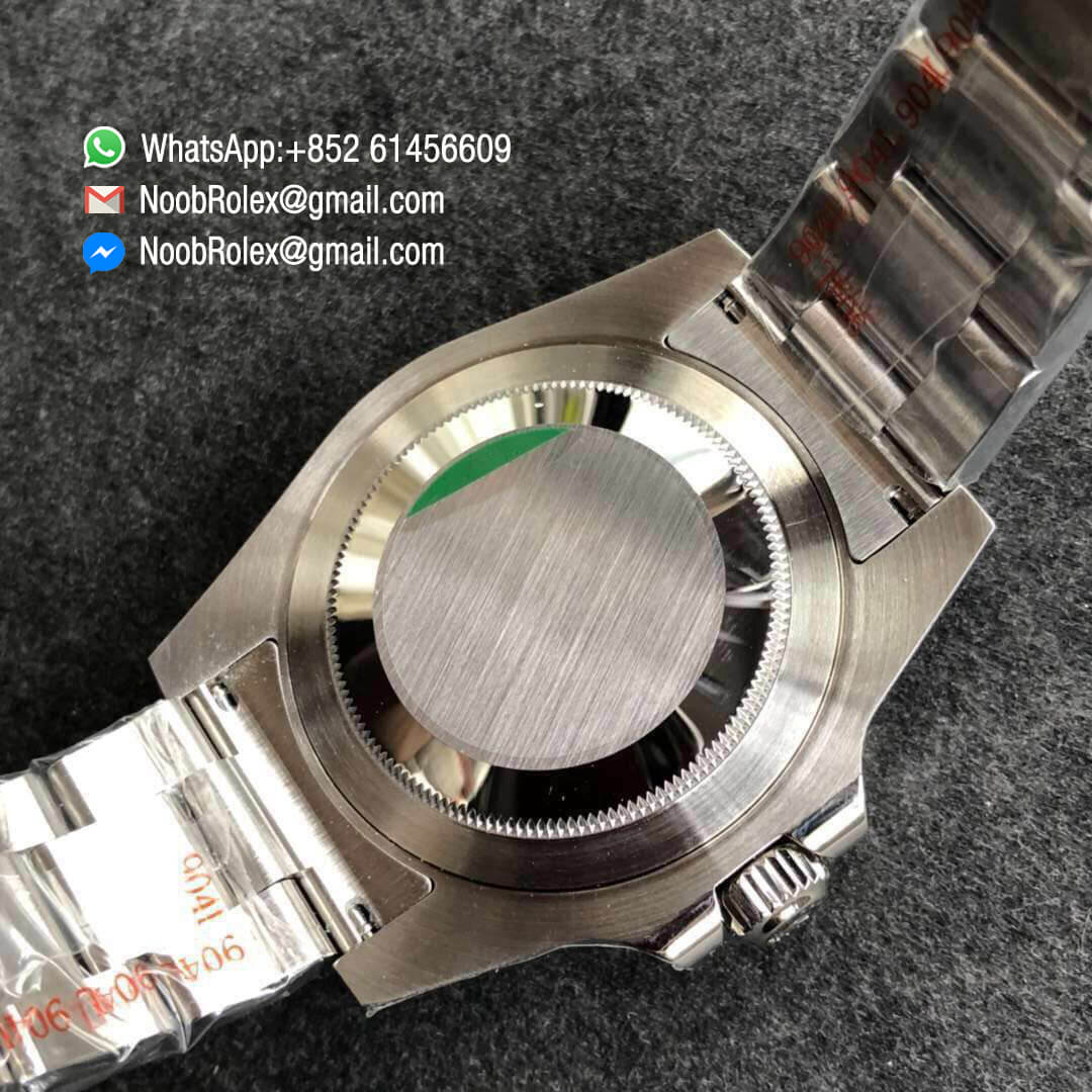 Rolex GMT-Master II 116710LN Noob Factory V9 904L Stainless Steel Case Black Ceramic Bezel Black Dial Green GMT Hander 1:1 Top Clone Quality A3186 Correct Hand Stack