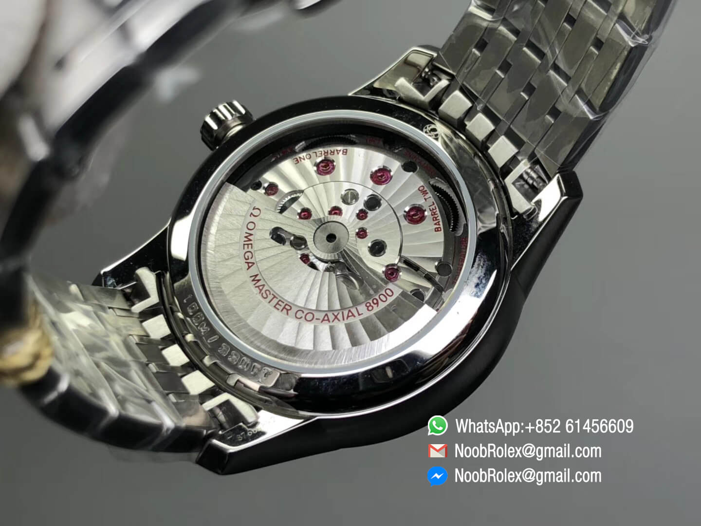 De Ville Co-Axial Watch 41MM Stainless Steel Case Blue Dial A8500 SSS Factory Best Quality Copy